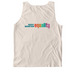 Vote with Pride (Light), a Ivory Comfort Colors Tank Top (back-view)