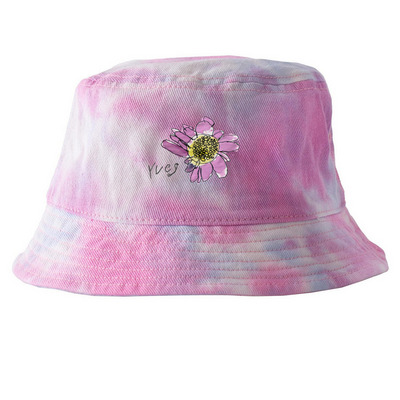 Beauty Bloom Bucket, a Cotton Candy Printed Tie Dye Bucket Hat