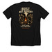 BUILT - NOT BOUGHT, a Solid Black Blend Premium Unisex Tee (back-view)