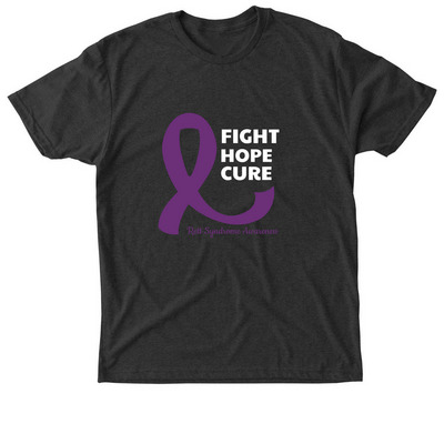 Rett Syndrome Awareness Month, a Vintage Black Triblend Unisex Tee
