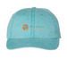Hats Off to Helix!, a Aqua Printed Pigment Dye Baseball Cap