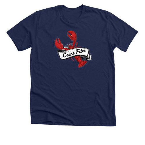 OG Coast Files, a Solid Navy Blend Premium Unisex Tee