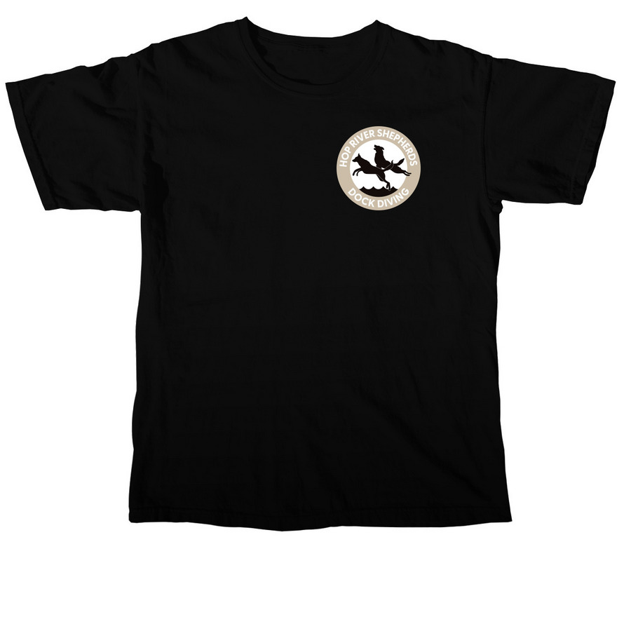 Hop River Dock Diving&nbsp;, a Black Comfort Colors Unisex Tee