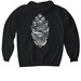 Ecosystems of Puget Sound, a Black Gildan Softstyle Pullover Hoodie (back-view)
