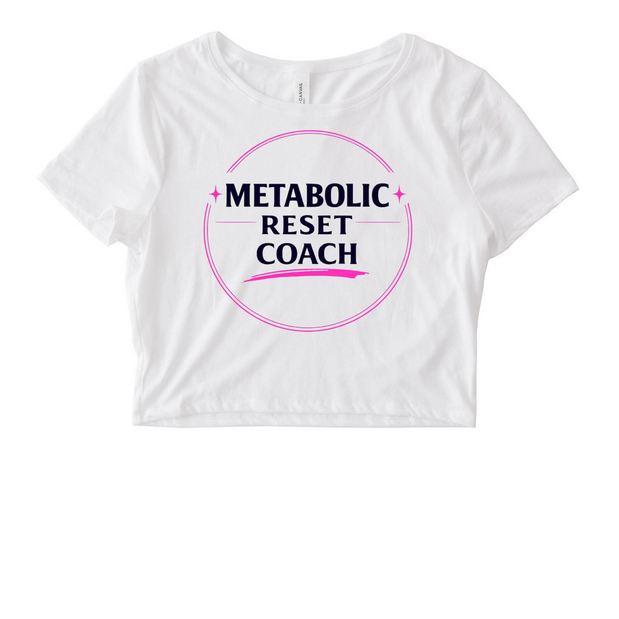 Cropped top fitted&nbsp;, a White Women's Fitted Cropped Tee