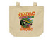 READING BANNED BOOKS will BLOW YOUR MIND, a Oyster Organic Cotton Tote Bag