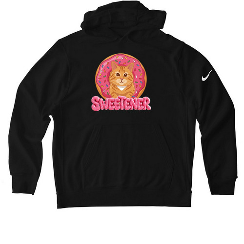 ACTIVE WEAR, a Black Nike Club Fleece Pullover Hoodie