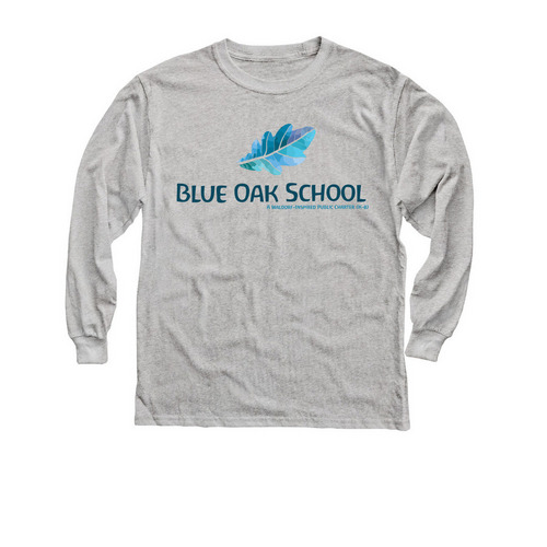 Youth Spirit Wear (Full Logo), a Sport Grey Youth Long Sleeve Tee
