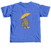 TAF um(bear)la, a Flo Blue Comfort Colors Unisex Tee (back-view)