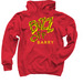 Buzz Off Barry (long sleeves), a Red Pullover Hoodie