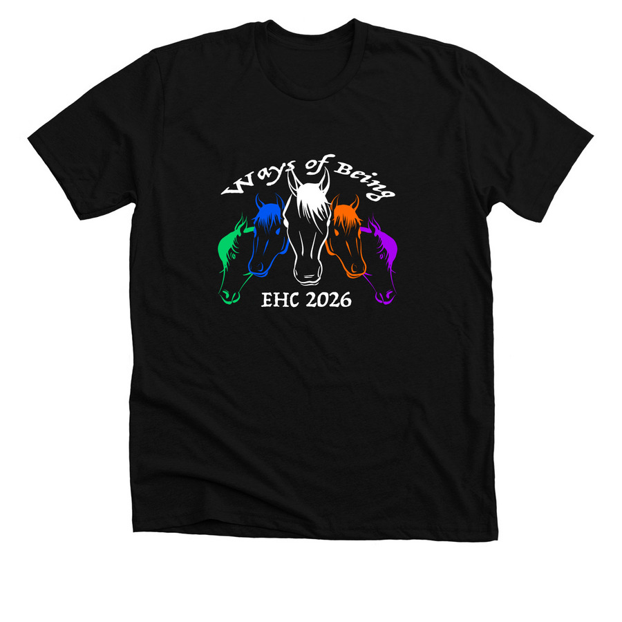 EHC 2026 Ways of Being Dark Shirts, a Solid Black Blend Premium Unisex Tee