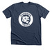 DES Circle&nbsp;, a Heather Navy Premium Unisex Tee