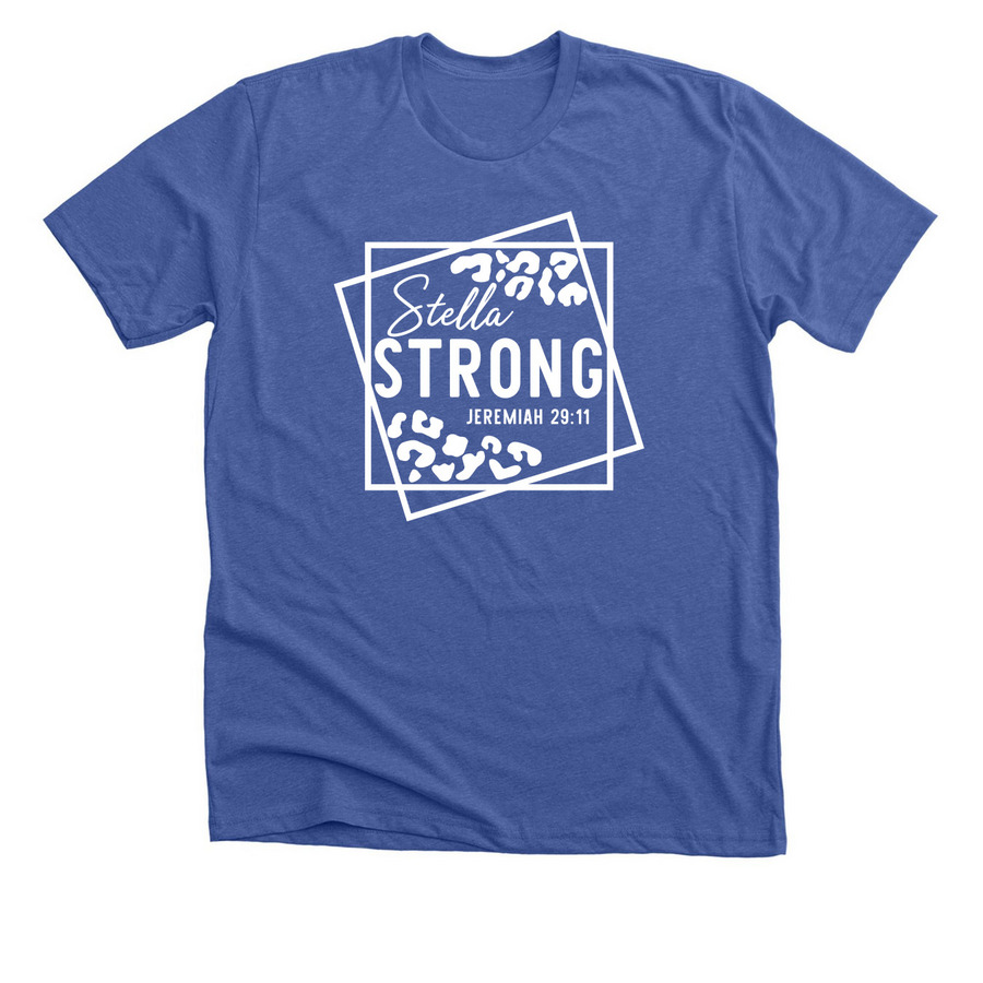 Stella Strong, a Solid True Royal Premium Unisex Tee