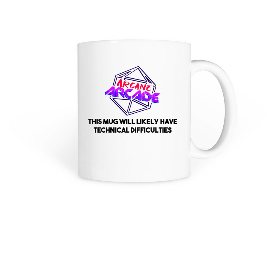 The Streaming Mug, a White Coffee Mug