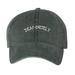 Deaf-initely hat, a Forest Printed Pigment Dye Baseball Cap