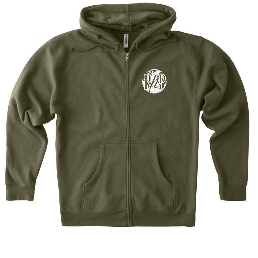 RhP Global, a Army Heavyweight Zip Up Hoodie