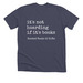 Hoarding, a Heather Midnight Navy Premium Unisex Tee