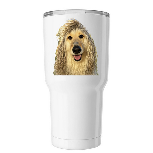 Fancy Pony Tumbler, a White Insulated Tumbler