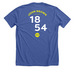 Lawrence United (Manager) - John Brown, a Solid True Royal Premium Unisex Tee (back-view)