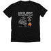 Wrecked Rider, a Solid Black Blend Premium V-Neck Tee