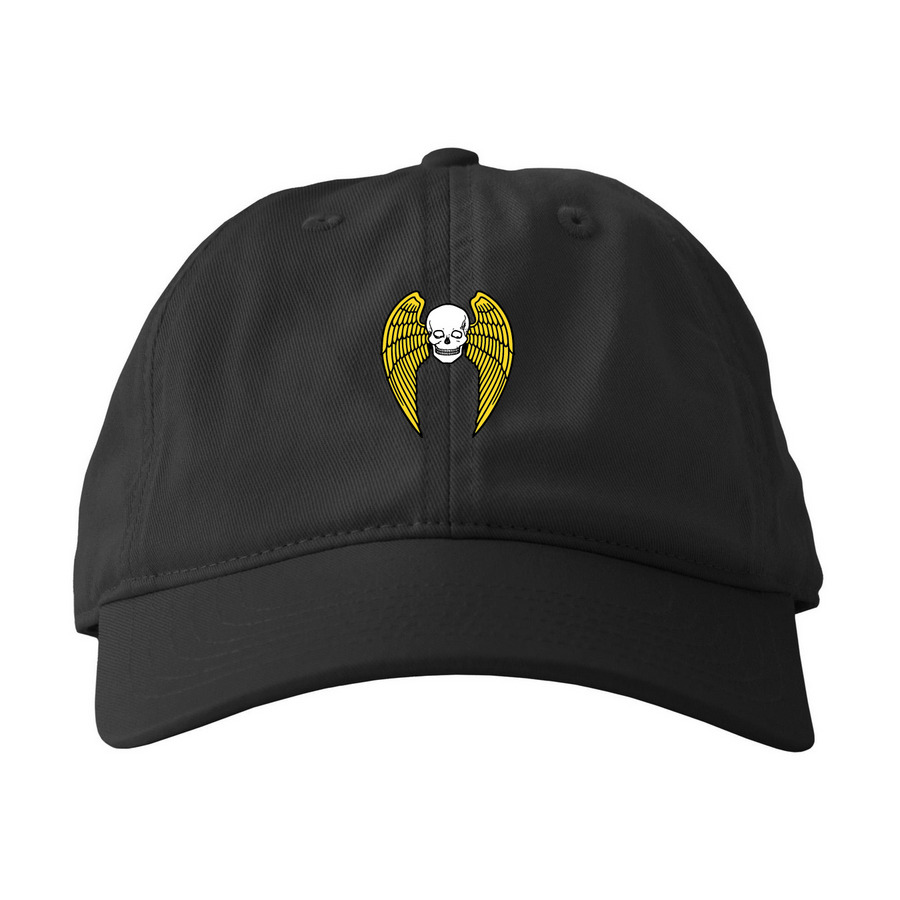 Deathskull Ballcap, a Black Printed Eco Baseball Cap