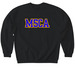 MSCA - Classy, a Black Softstyle Crewneck Sweatshirt
