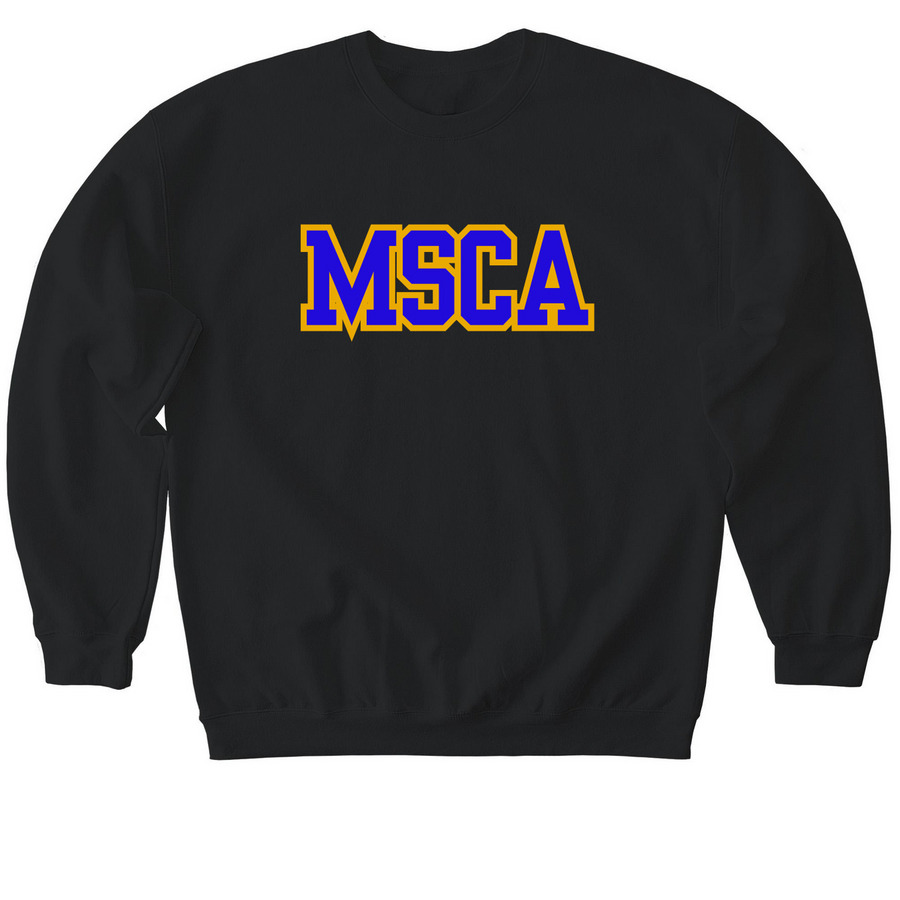 MSCA - Classy, a Black Softstyle Crewneck Sweatshirt