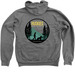 TXHR - Huskies Better Than People (Men tee), a Deep Heather Zip Up Hoodie (back-view)