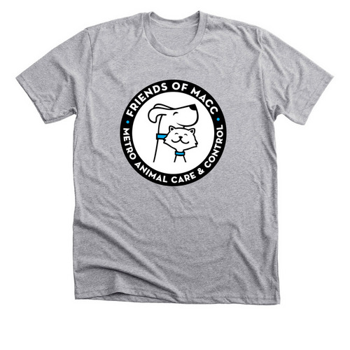 Friends of MACC Logo Shirt, a Athletic Heather Premium Unisex Tee