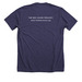 Classic Bee Cause Logo design, a Heather Lapis Premium Unisex Tee (back-view)
