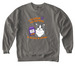 Clemson Paw Partners, a Grey Comfort Colors Crewneck Sweatshirt