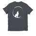 Join the Howl!, a Terrain Grey Allmade Organic Cotton Unisex Tee (back-view)