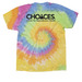 Support Local Gay Orgasms, a Eternity Classic Tie Dye Tee (back-view)