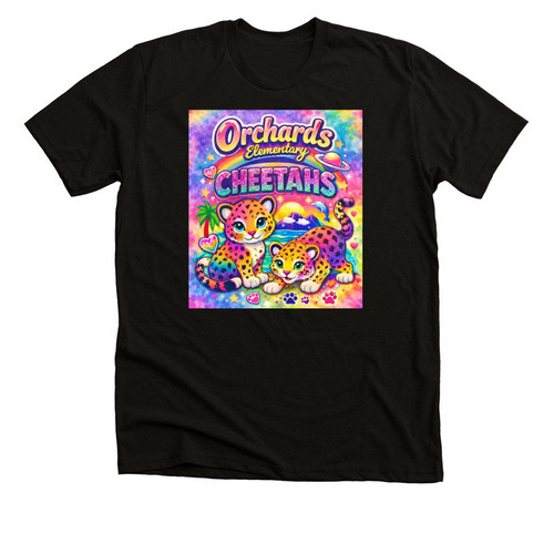 *Limited Edition* Orchards Cheetah Gear, a Black Heather Premium Unisex Tee