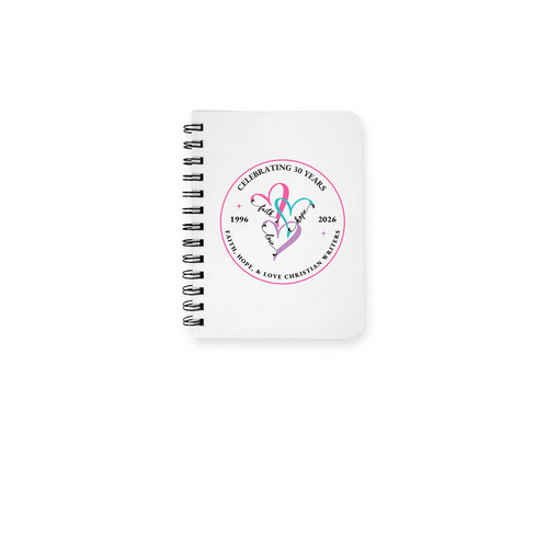 Celebrating 30 Years 1996-2026 Notebook, a White Spiral Notebook