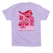 Dogwood Cottage, a Dark Lavender Premium Cotton Tee (back-view)