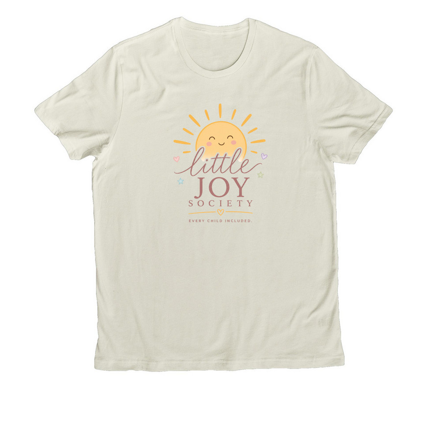 Little Joy Society Signature Tee, a White Sand Allmade Organic Cotton Unisex Tee
