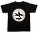 Hop River Dock Diving&nbsp;, a Black Comfort Colors Unisex Tee (back-view)