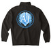 Ajs fall/winter&nbsp;, a Black Midweight Quarter Zip Pullover (back-view)
