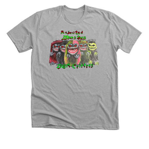 Dem Critters special, a Athletic Heather Premium Unisex Tee