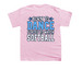 Born to Dance, a Light Pink Youth Unisex Tee (back-view)