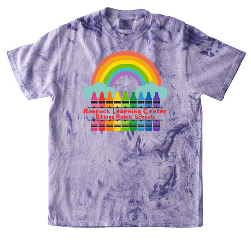Rimrock Learning Center Logo Shirt, a Amethyst Comfort Colors Colorblast Tee