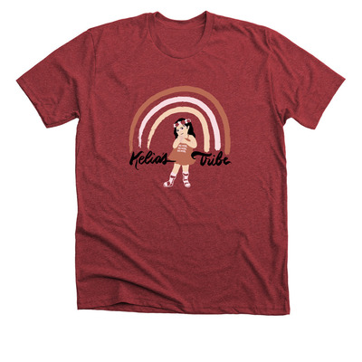 "Kelia's Tribe" Fundraiser, a Heather Canvas Red Premium Unisex Tee