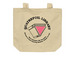 Quatrefoil 90's Logo Totes, a Oyster Organic Cotton Tote Bag