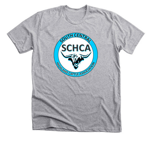 SCHCA Circle Logo, a Athletic Heather Premium Unisex Tee