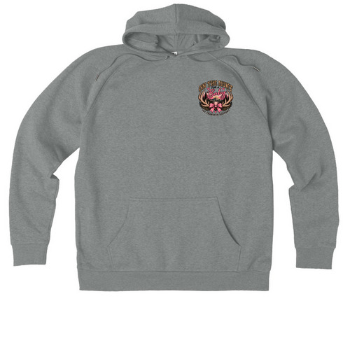 Women?s- Hunt for a Baby, a Aluminum Grey Heather Allmade Organic CVC Pullover Hoodie