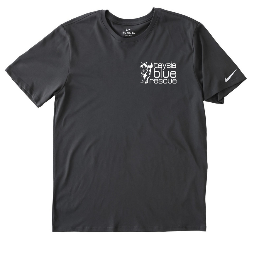 Gear Up - Taysia Blue Rescue, a Anthracite Nike Dri-FIT Jersey Blend Performance Tee