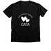CASA Love Tee, a Black Heather Premium V-Neck Tee