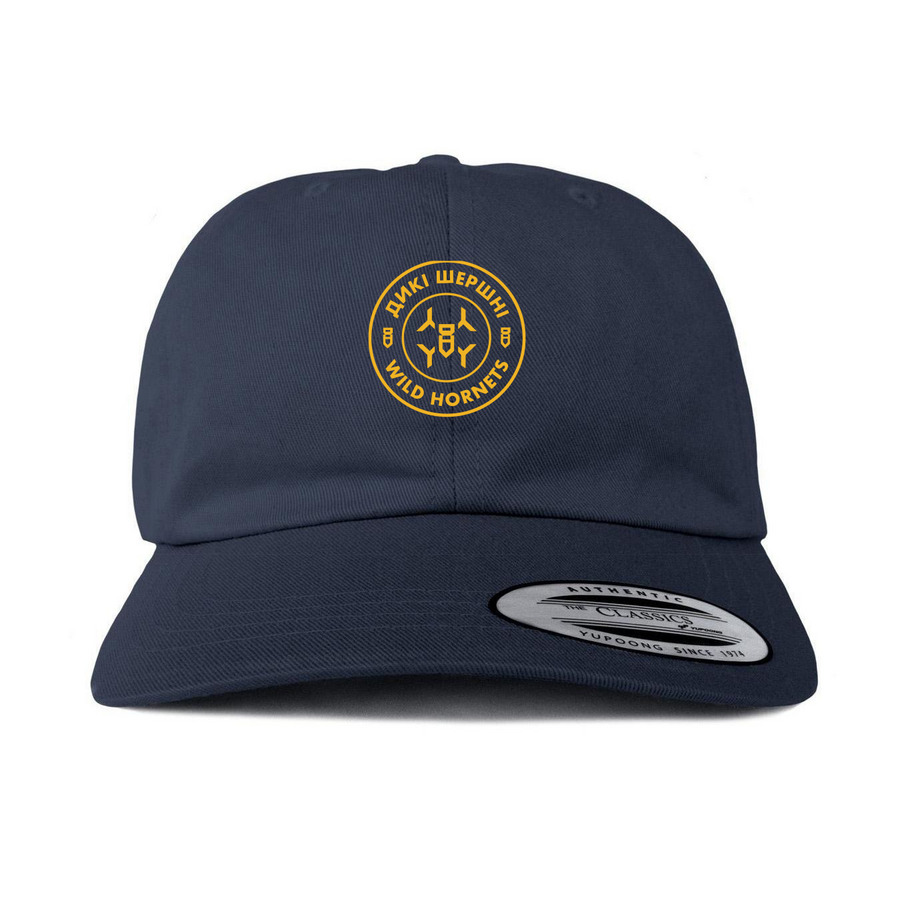 Wild Hornets For Your Noggin, a Navy Printed Classic Baseball Cap