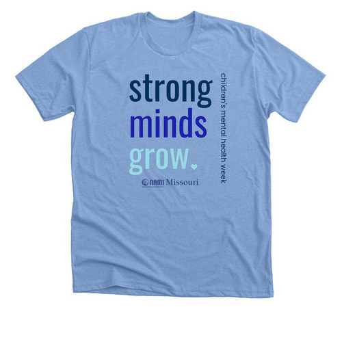 Children's Mental Health Matters!, a Heather Carolina Blue Premium Unisex Tee